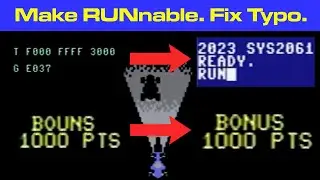 Making a C64 Cartridge Dump RUNable, Fixing a 42-Year-Old Typo? LeMans (Part 2)