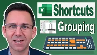 Best Excel Shortcut Keys: Grouping Rows or Columns with Expand and Collapse Buttons