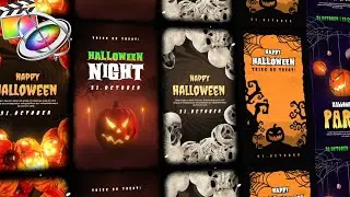 Halloween Stories Pack | Final Cut Pro and Apple Motion Template