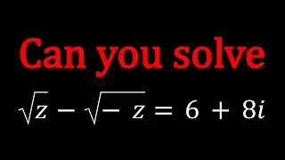 Solving A Very Radical Equation | Problem 337