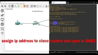 How to Assign an IP Address to Cisco Router and Vpcs in GNS3 | Technical Hakim 