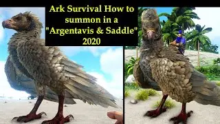 Ark Survival How to summon in a Argentavis (Big bird) & Saddle 2020