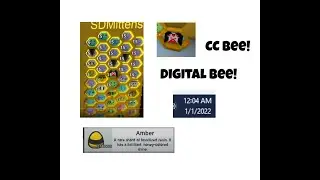 CC BEE, DIGITAL BEE + LEVEL 30 EPIC PUFFSHROOM! Bee Swarm Simulator