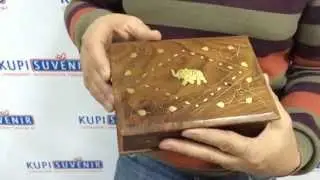Шкатулка с секретом «Слон»