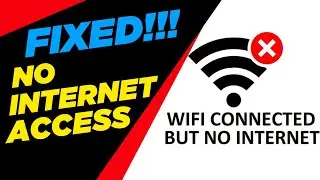 How to Fix WiFi connected but no internet access [Within 2 Minutes] | 100% Working Trick