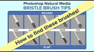 How to Find Photoshop's Natural Media Brushes