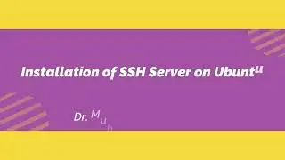 How to Make a Cluster Computer | Part 02 - Installation of Open SSH On Ubuntu