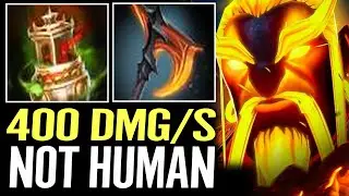 400 Damage per Sec - Not Human Build WTF 1st Item Spirit Vessel Ember Spirit Dota 2