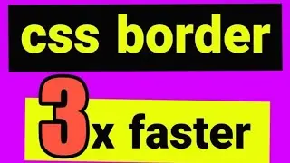 How to write css border like a senior in 3x less lines of code  #Shorts