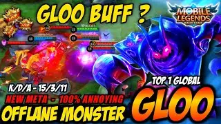 GLOO TOP 1 GLOBAL | GLOO TUTORIAL GAMEPLAY + SET EMBLEM & BEST BUILD 