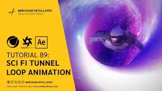 Sci Fi Tunnel loop Animation - Cinema 4D Tutorial