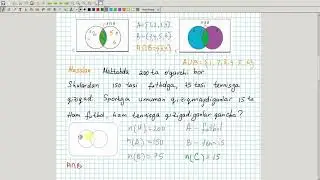 Venn diagrammalari. Algebra 10-sinf. 4-dars