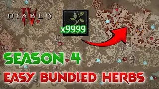 Easy Bundled Herbs Farming, 600 Bundled Herbs In 3 Minutes, Season 4 Loot Reborn - Diablo 4