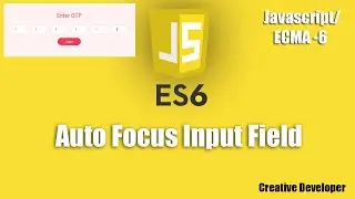 Autofocus input field javascript || Javascript || Javascript Tutorial || Javascript Autofocus Input