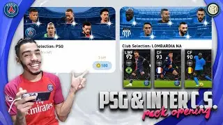 PSG + INTER MILAN CLUB SELECTION PACK OPENING PES 2021 MOBILE 🔥 200 K 🔥