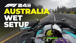 F1 24 Melbourne (Australia) WET Car Setup 🌧️