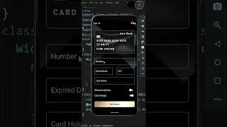 Flutter Credit Card Input Form || Flutter Credit Card Package 