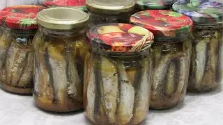 Домашние ШПРОТЫ из салаки. Как приготовить рыбные консервы без автоклава. Шпроты как в магазине