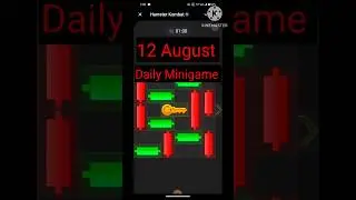 12 August Hamster Kombat daily minigame 