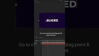 Sliced Text in After Effects 