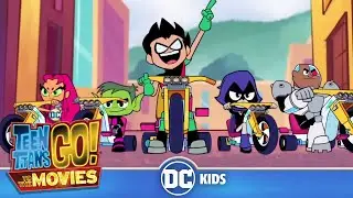 Time Cycles 🚲 | Teen Titans GO! To The Movies | @dckids