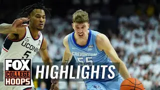 No. 18 Creighton Bluejays vs. No. 1 Connecticut Huskies Highlights | CBB on FOX