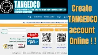 TANGEDCO New User Registration || TNEB account sign up || TNEB bill payment