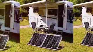 Painel Solar Portátil Dobrável 100W (2 pcs x 50 w) | Energia Solar Shop