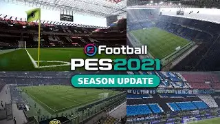 PES21 Giuseppe Meazza & San Siro Update 2024 NEW Season for PES 2021 Season Update