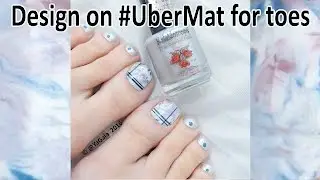 Design on UberMat for toes / Дизайн на силиконовом коврике