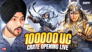 🔥$1,00,000 UC BGMI NEW ANUKHRA X SUIT CRATE OPENING LIVE + OLD X-SUIT BACK 😱 BGMI LIVE