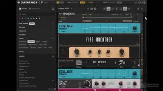 Guitar Rig 6 101: Guitar Rig: Amps and Effects Explored - Toolbar