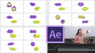 24 Bright Call-Outs Titles | After Effects Template