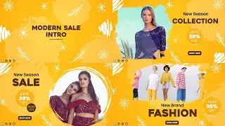 Modern Sale Opener Intro After Effects Templates | Clothing Sale Designs | Dynamic Promo