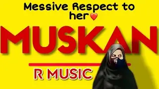 Muskan Khan (Hijab Girl) Batil Ke Kisi Lashakar Se Hum Khauf Nahi Khaate Hain | R Music #shorts