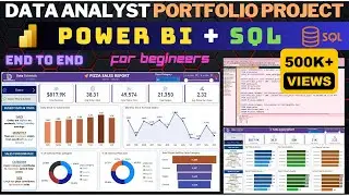 Power BI & SQL Project | Data Analyst Portfolio | End to End | Beginner to Expert | 