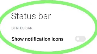 How To Disable Show Notification Icons In MIUI 12 | Hide Notification Icon On Status Bar Android