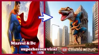 Avengers as giant gecko Marvel & DC💥AII Characters - Marvel vs Dc 