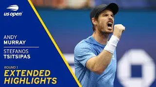 Andy Murray vs Stefanos Tsitsipas Extended Highlights | 2021 US Open Round 1