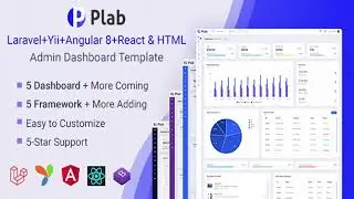 Plab | Multi-Framework Admin Dashboard Template | Themeforest Website Templates and Themes