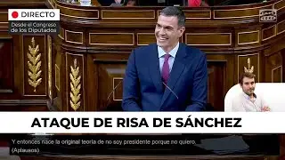 Ataque de risa de Pedro Sánchez al recordarle a Feijóo el fracaso de su investidura