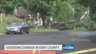 Storm damage in Kent County