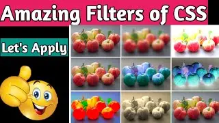 CSS Filters on Images [2020] | Types of Filters in CSS | CSS stunning Filter Effects