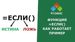 Функция ЕСЛИ в редакторе таблиц Р7-Офис