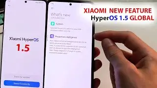 NEW UPDATE HyperOS 1.5 GLOBAL XIAOMI  NEW FEATURE