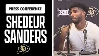 Colorado QB Shedeur Sanders talks after loss to Nebraska