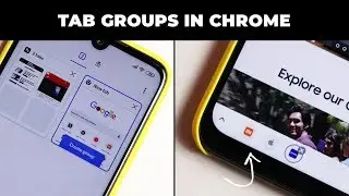 Make Tab Groups in Google Chrome App | Looks Really Awesome