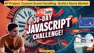 #7 Custom Event Handling in JavaScript project: Build a Stock Market Project #javascript