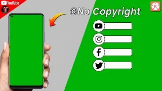 (No Copyright) Social media Follow Intro | Green Screen | Chroma key | YT Guide by RK