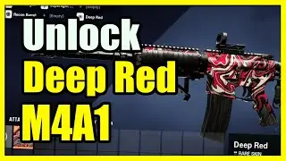 How to Unlock the Deep RED Skin for M4A1 in XDefiant (PS5 PACK Only)